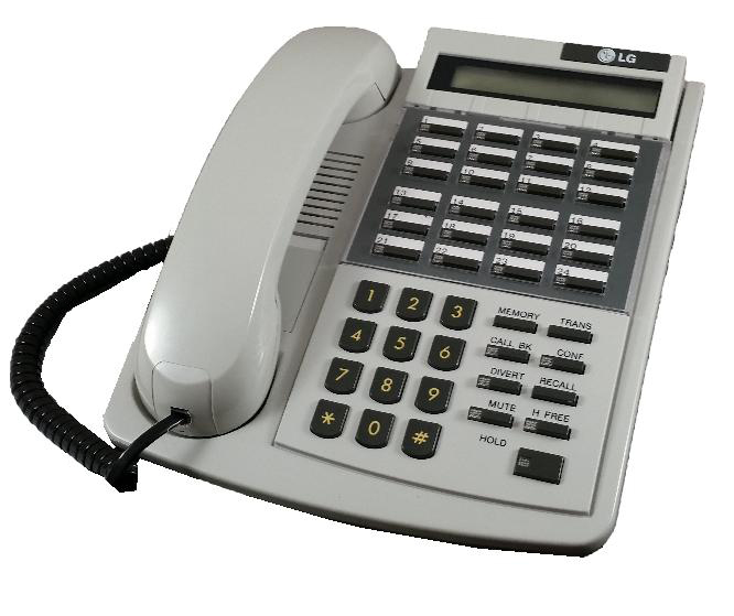LG Goldstar GSX 33 Button Telephone White